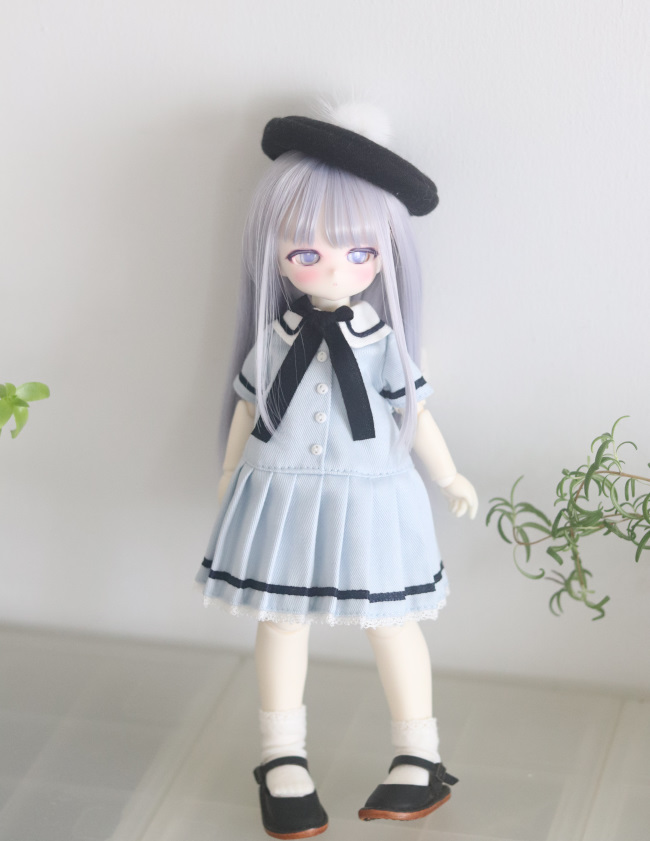 ☆アンティーク風ワンピース☆ mdd msdサイズ Classic-BW]MSD MDD（MSD・MiniDD）｜DOLK（ドルク）